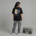 90's Vintage Music: Unisex Oversized Smockey Tee