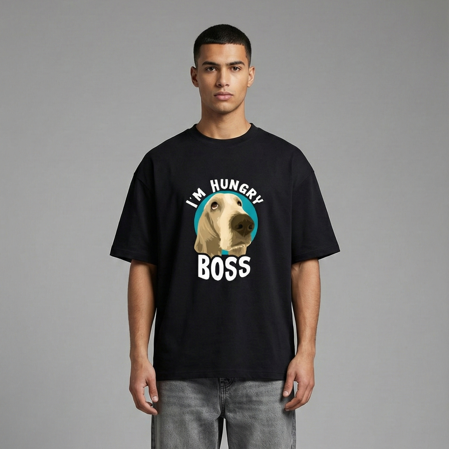 Hungry Dog : Animal Love : Oversized Smockey Tee Unisex