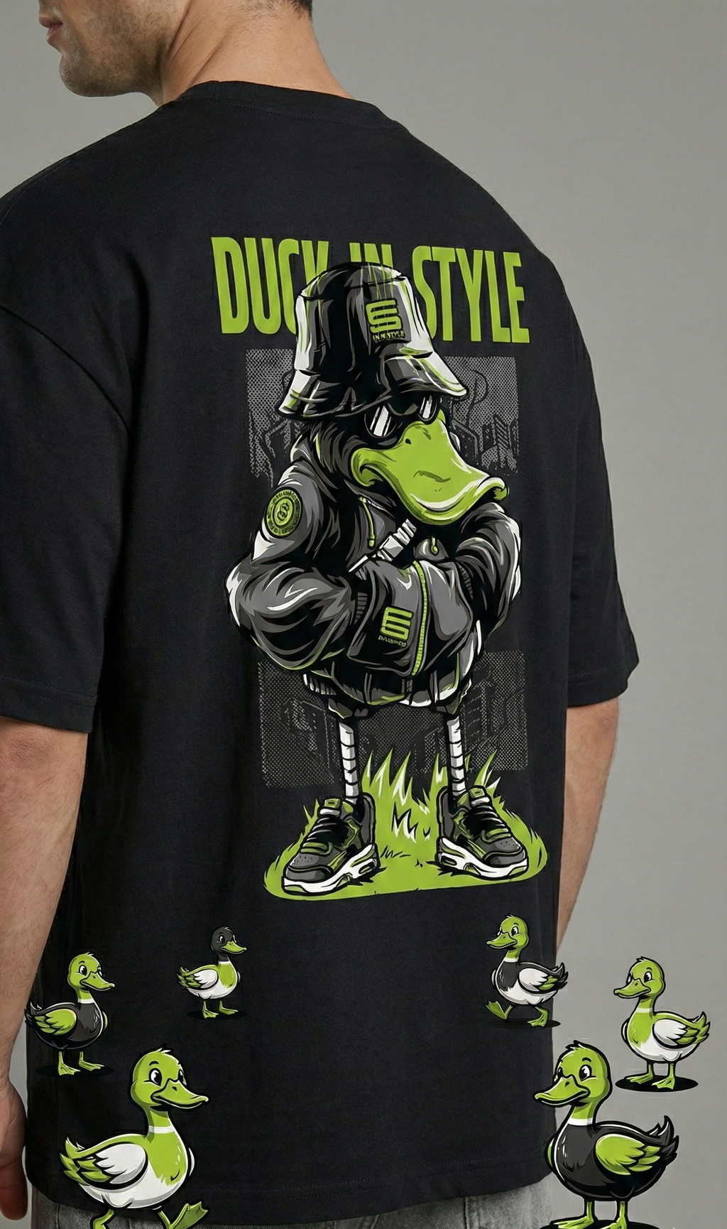The Duck: Animal Lovers: Oversized Smockey Tee