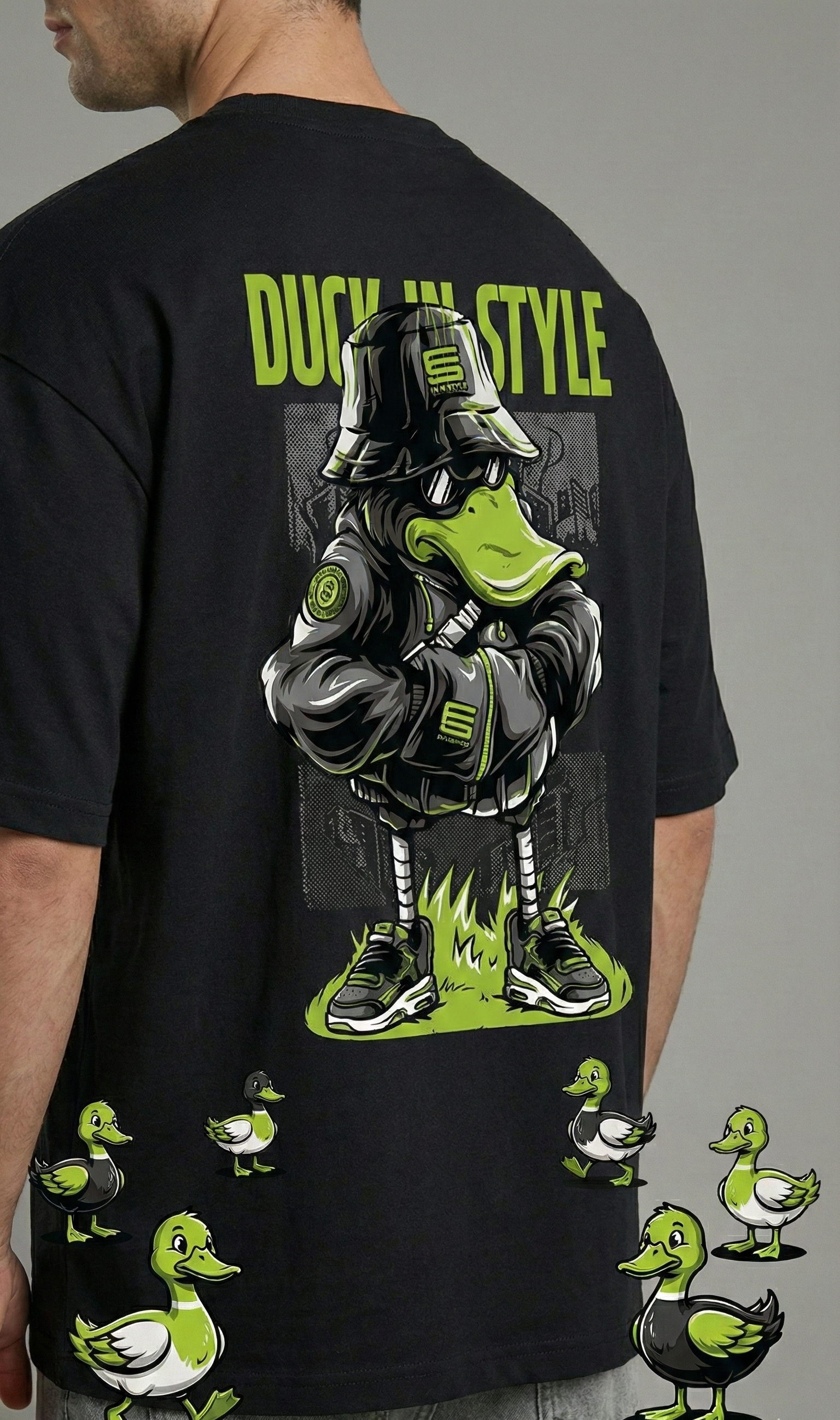 The Duck: Animal Lovers: Oversized Smockey Tee