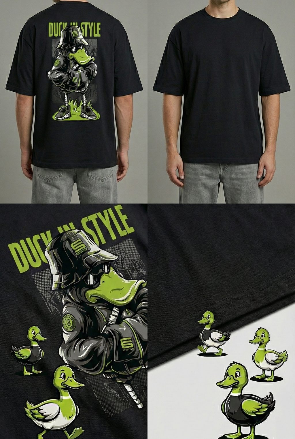 The Duck: Animal Lovers: Oversized Smockey Tee