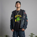 WeeDo IT MAN Black Oversized Smockey Tee