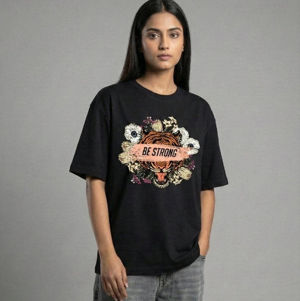 Be Strong: Oversized Smockey Tee
