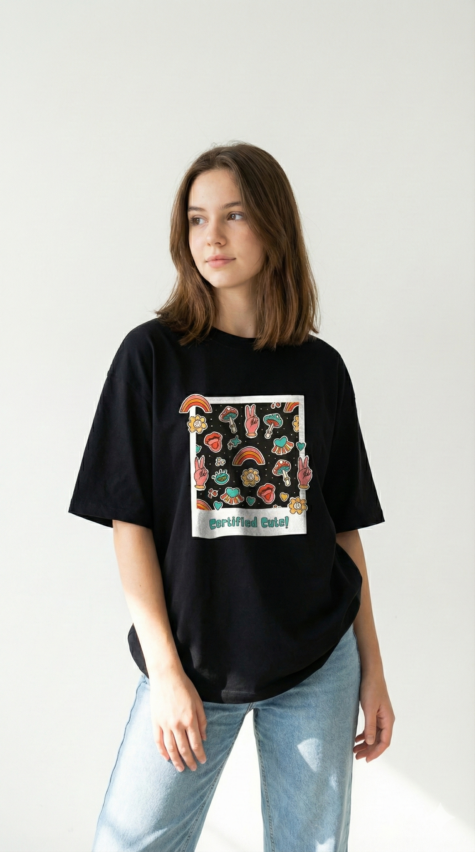Certified Cute : Women : Oversized Smockey Tee