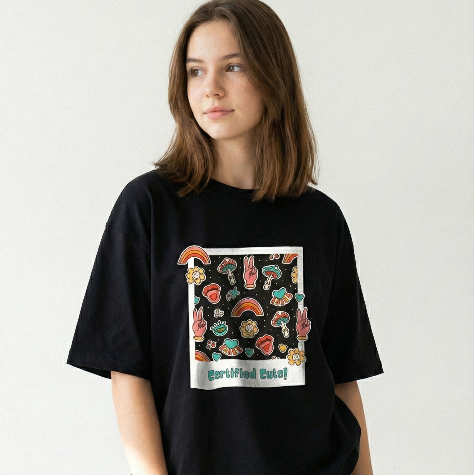 Certified Cute : Women : Oversized Smockey Tee