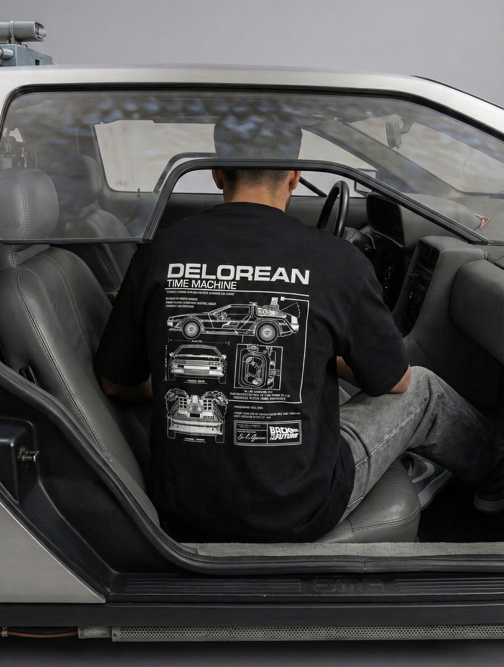 Delorean: SuperCar:  Oversized Smockey Tee