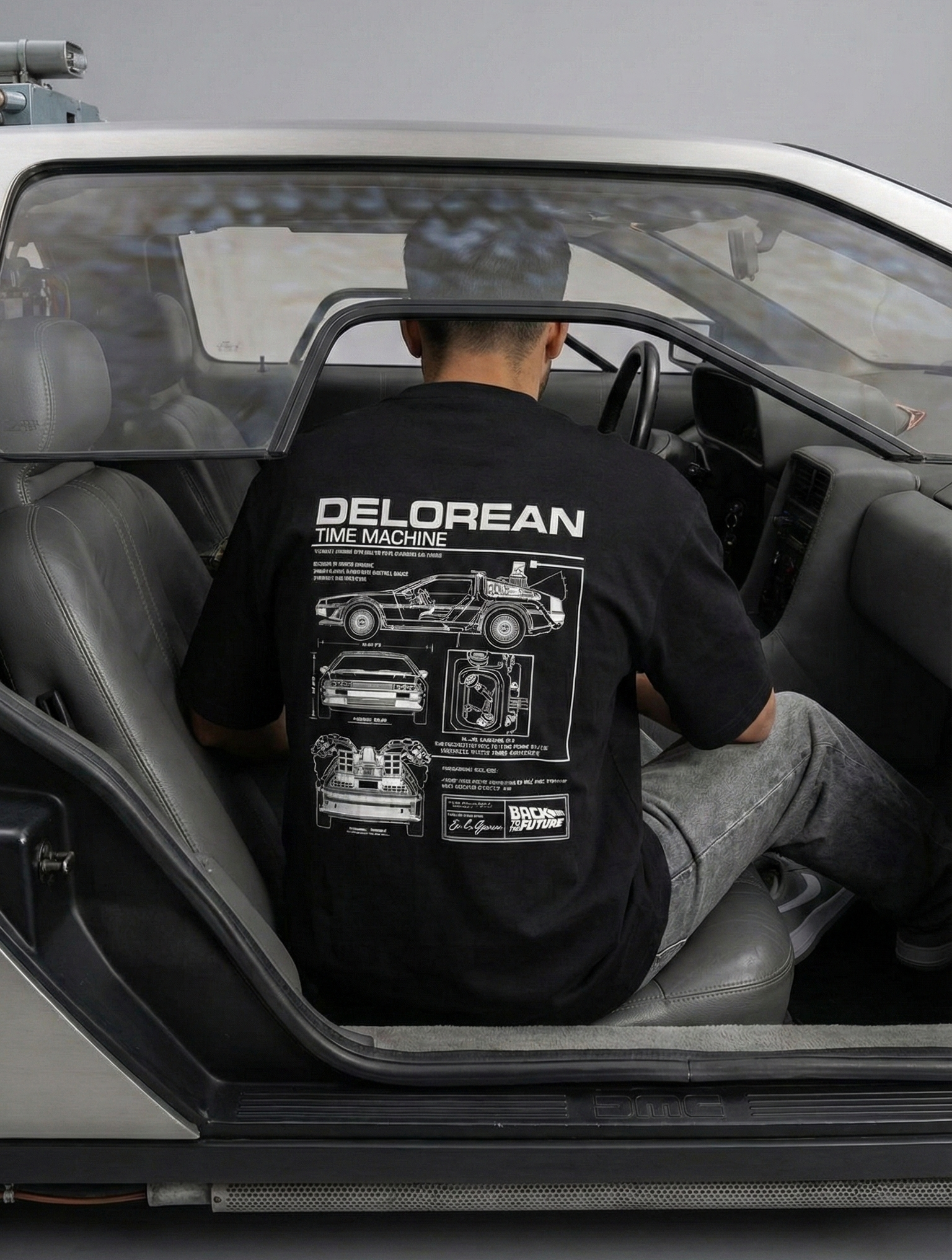 Delorean: SuperCar:  Oversized Smockey Tee