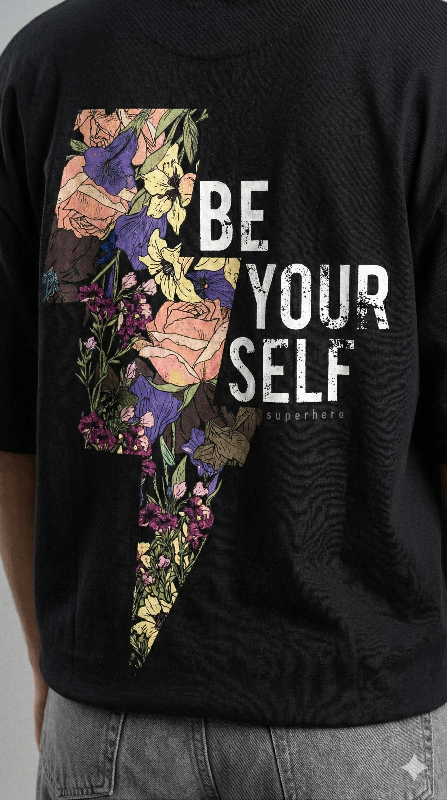 Be Your Own Hero/ Heroine: Oversized Smockey Tee