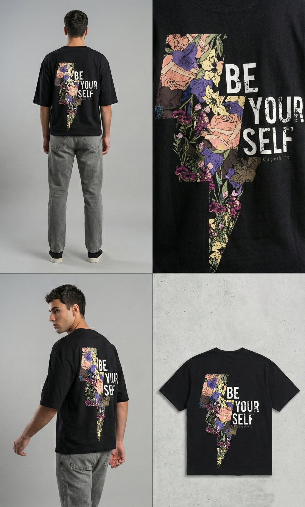 Be Your Own Hero/ Heroine: Oversized Smockey Tee