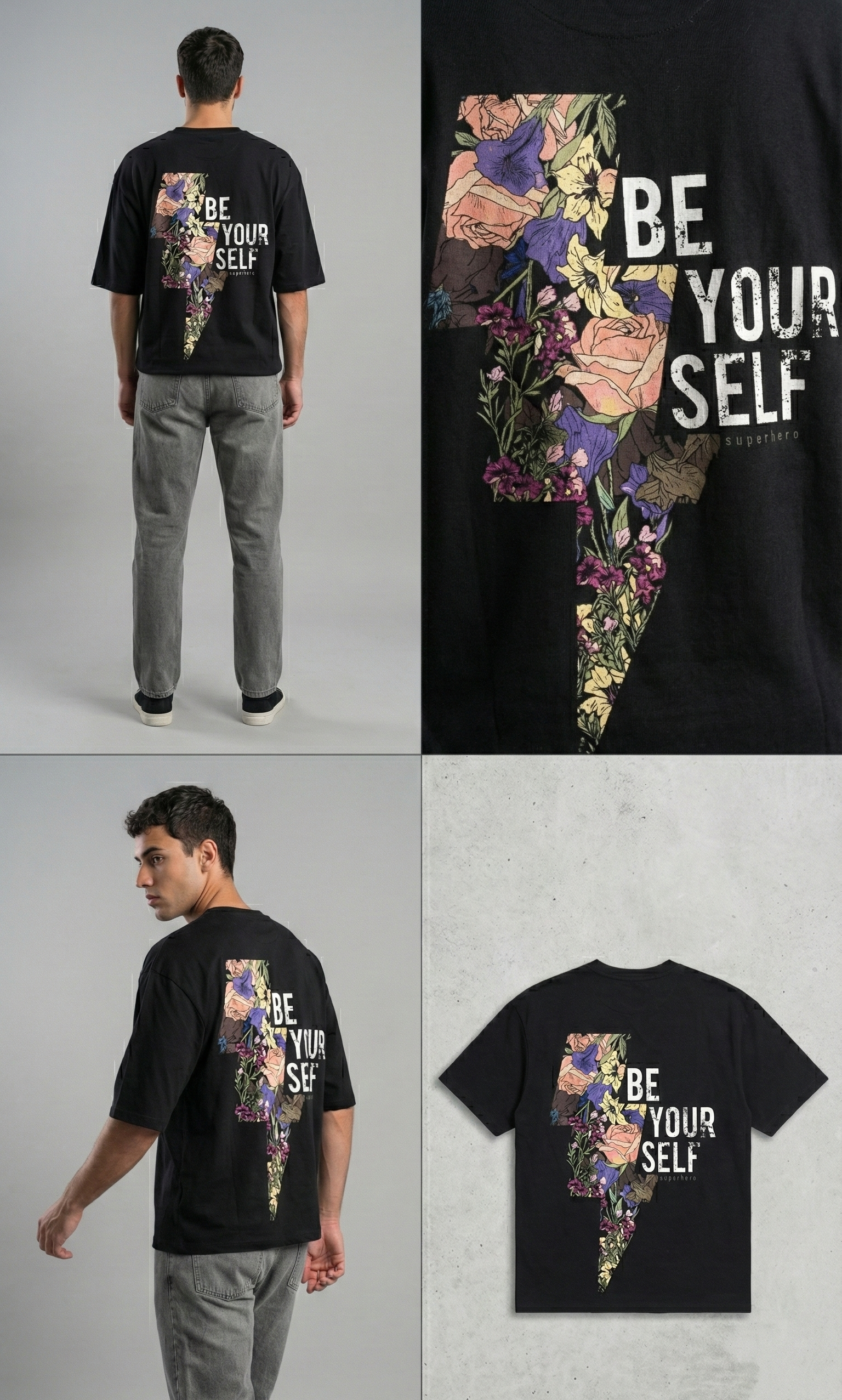 Be Your Own Hero/ Heroine: Oversized Smockey Tee