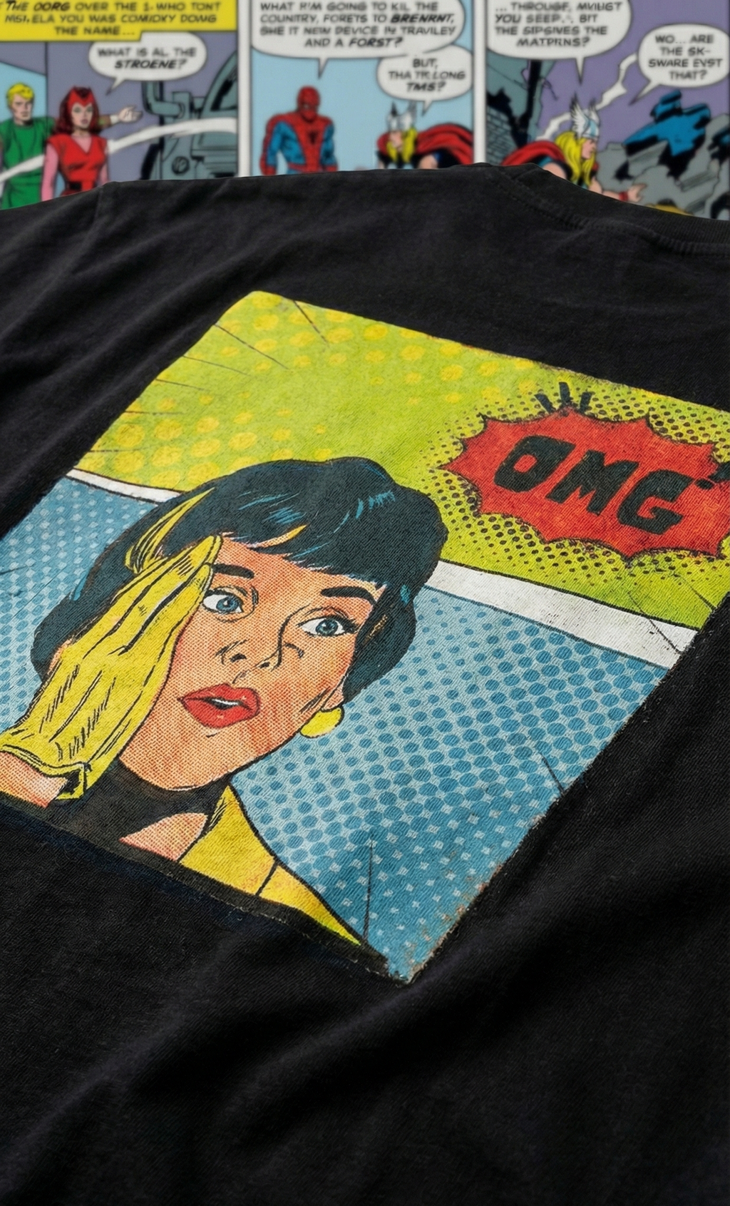 OMG : Superheroine : Oversized Smockey Tee Unisex