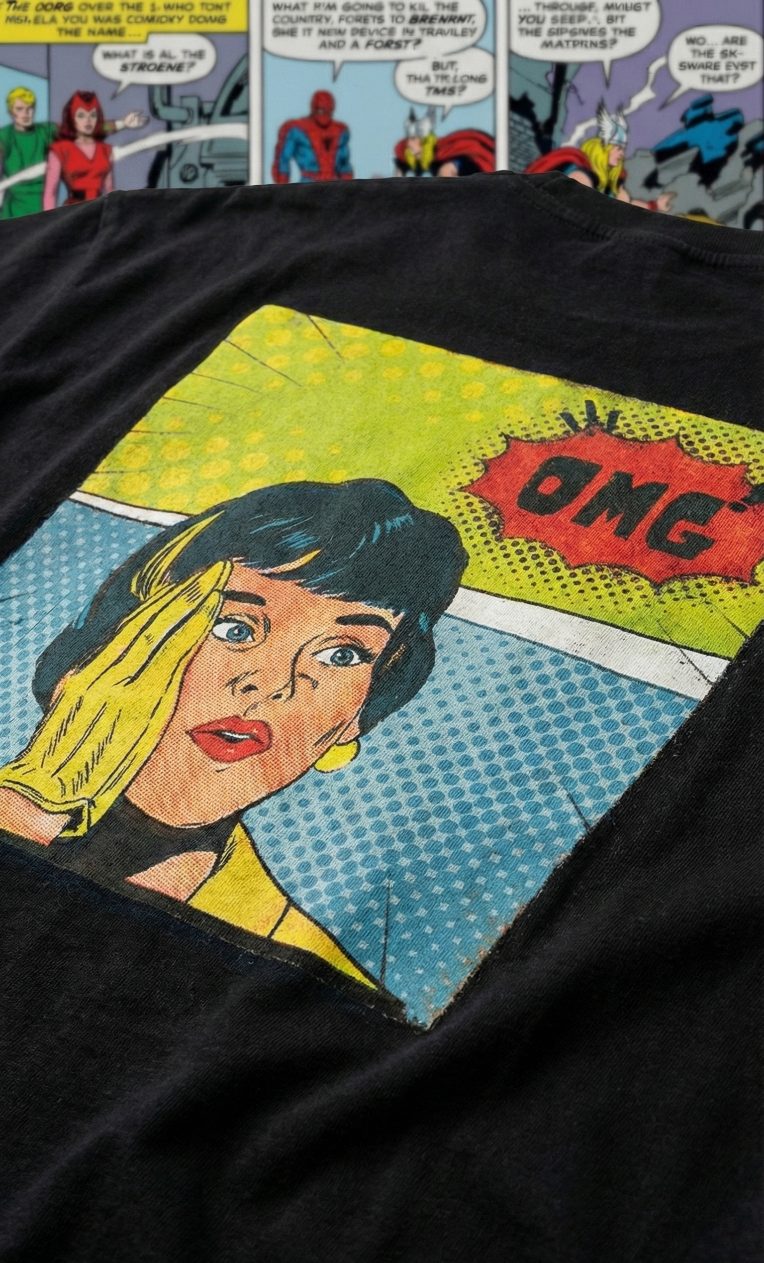 OMG : Superheroine : Oversized Smockey Tee Unisex
