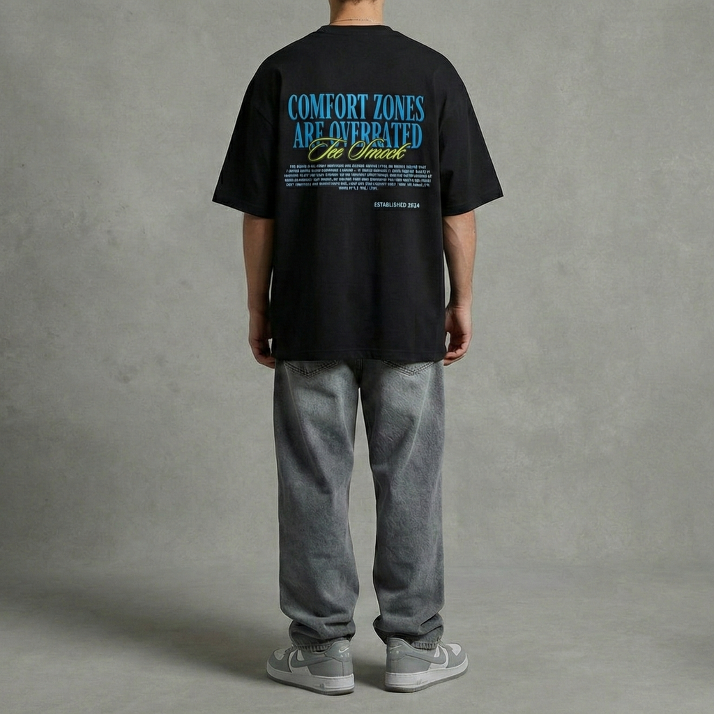 Comfort Zones Are Overrated : In House Tee Smock: Oversized Smockey Tee: Unisex