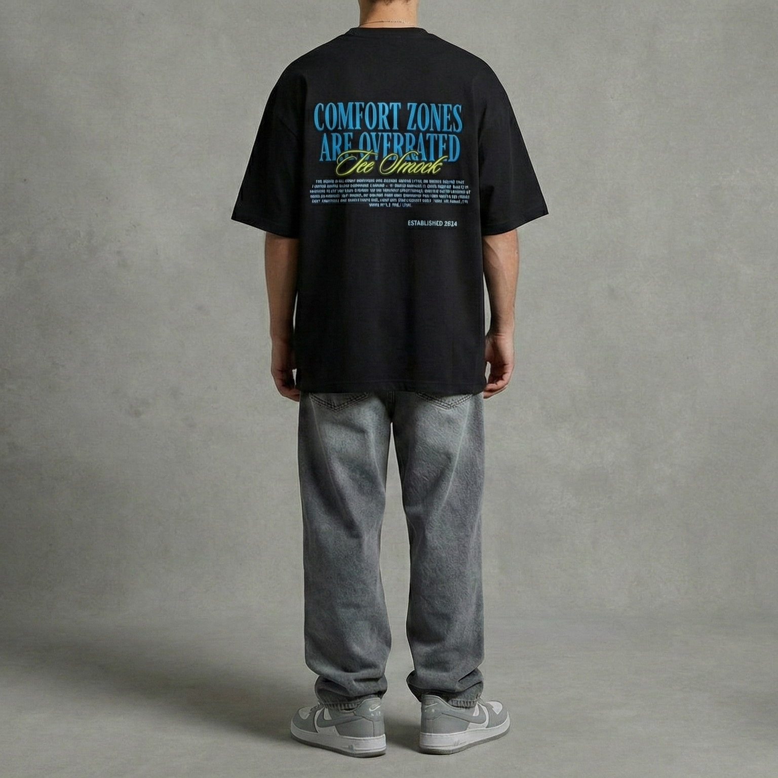 Comfort Zones Are Overrated : In House Tee Smock: Oversized Smockey Tee: Unisex