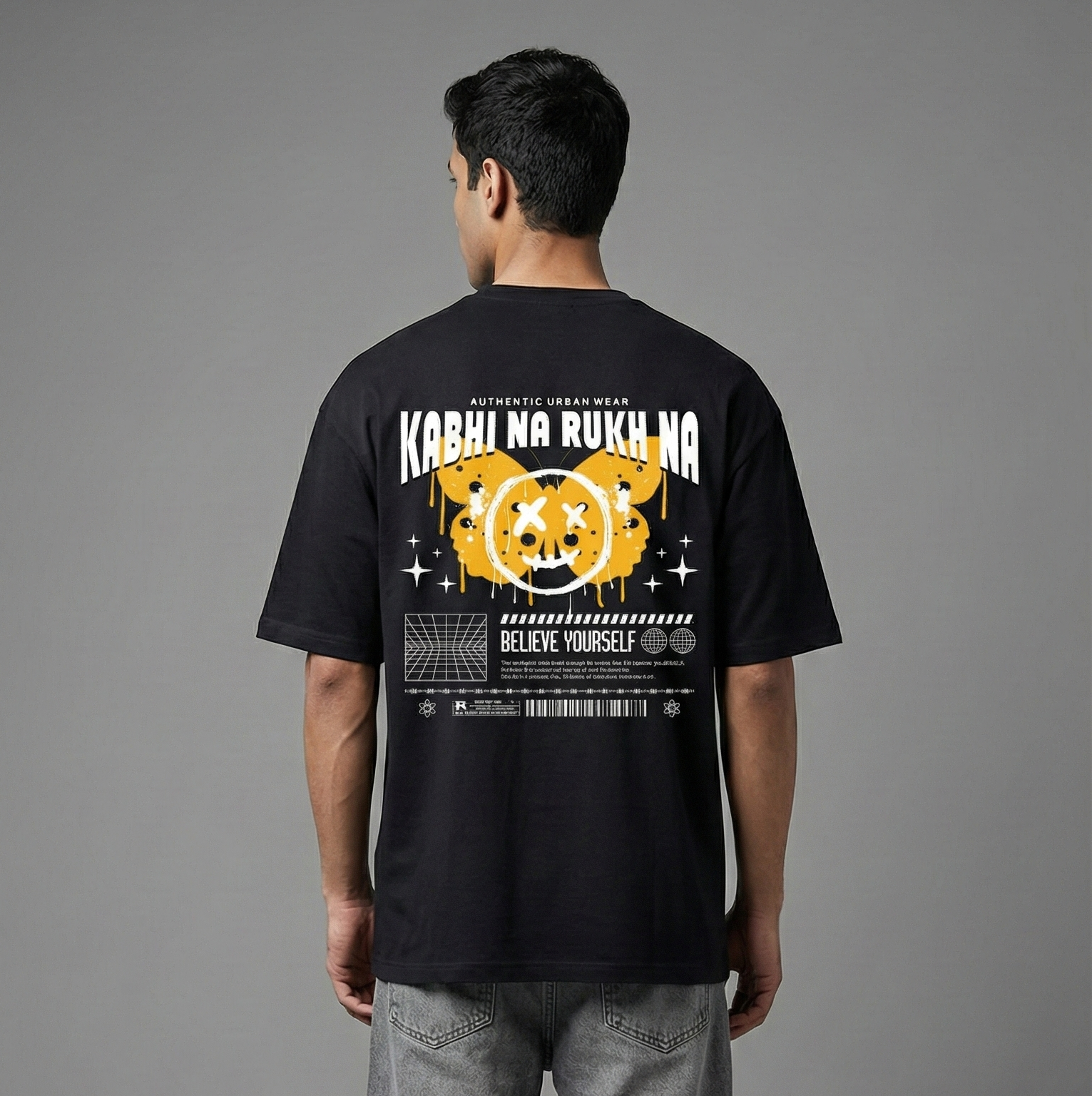 Kabhi Na Ruk Na : Bakaiti : Oversized Smockey Tee Unisex