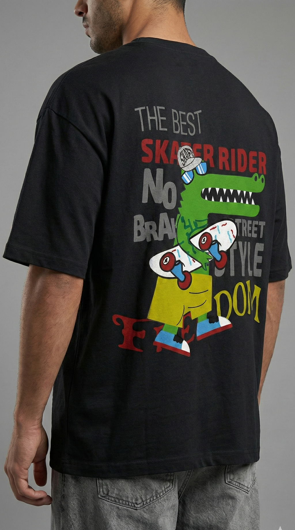 Alligator: Animal World : Oversized Smockey Tee Unisex