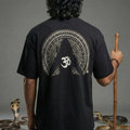 Aum Shiva : Lord Shiva Black Oversized Smockey Tee