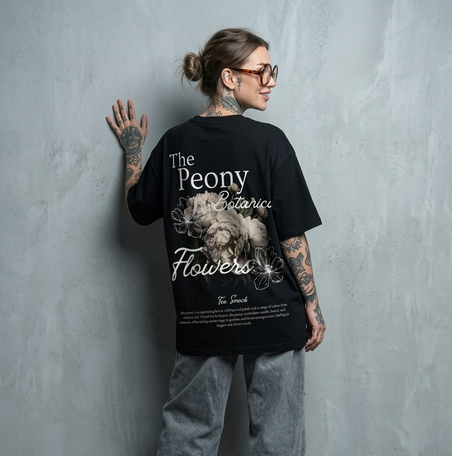 Botanic Flowers: Oversized fit TS