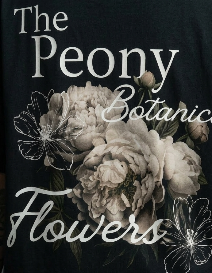 Botanic Flowers: Oversized fit TS