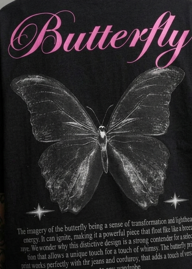 Butterfly: Oversized fit TS