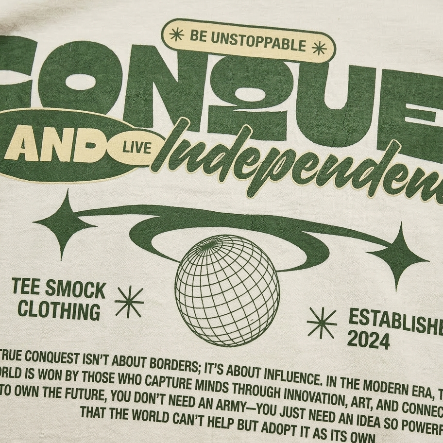 CONQUER:TS : OVERSIZED TEE