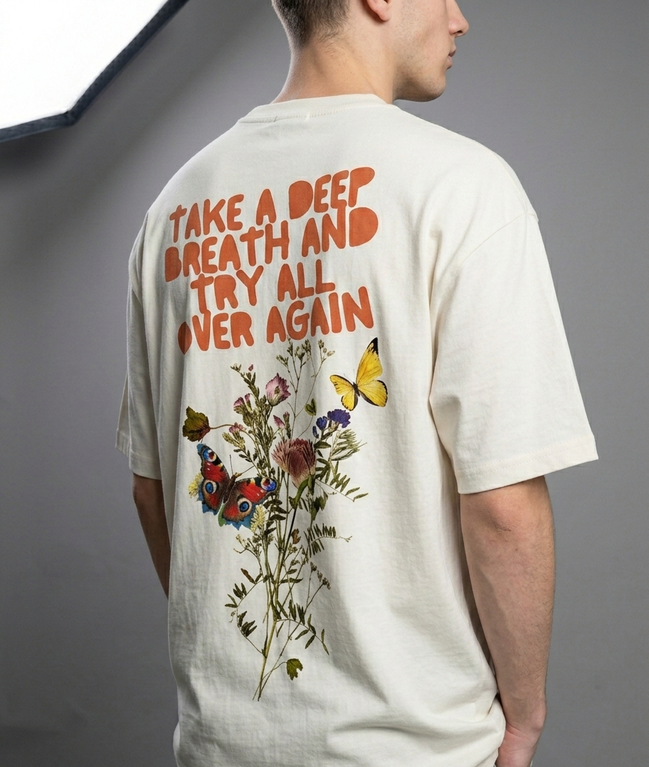 Self Motivation TS : Oversized Smockey Tee