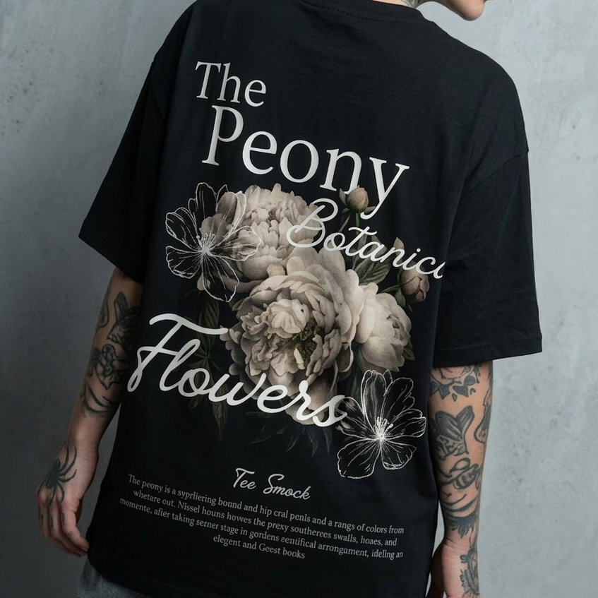 Botanic Flowers: Oversized fit TS