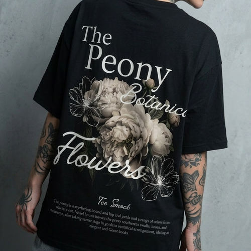 Botanic Flowers: Oversized fit TS