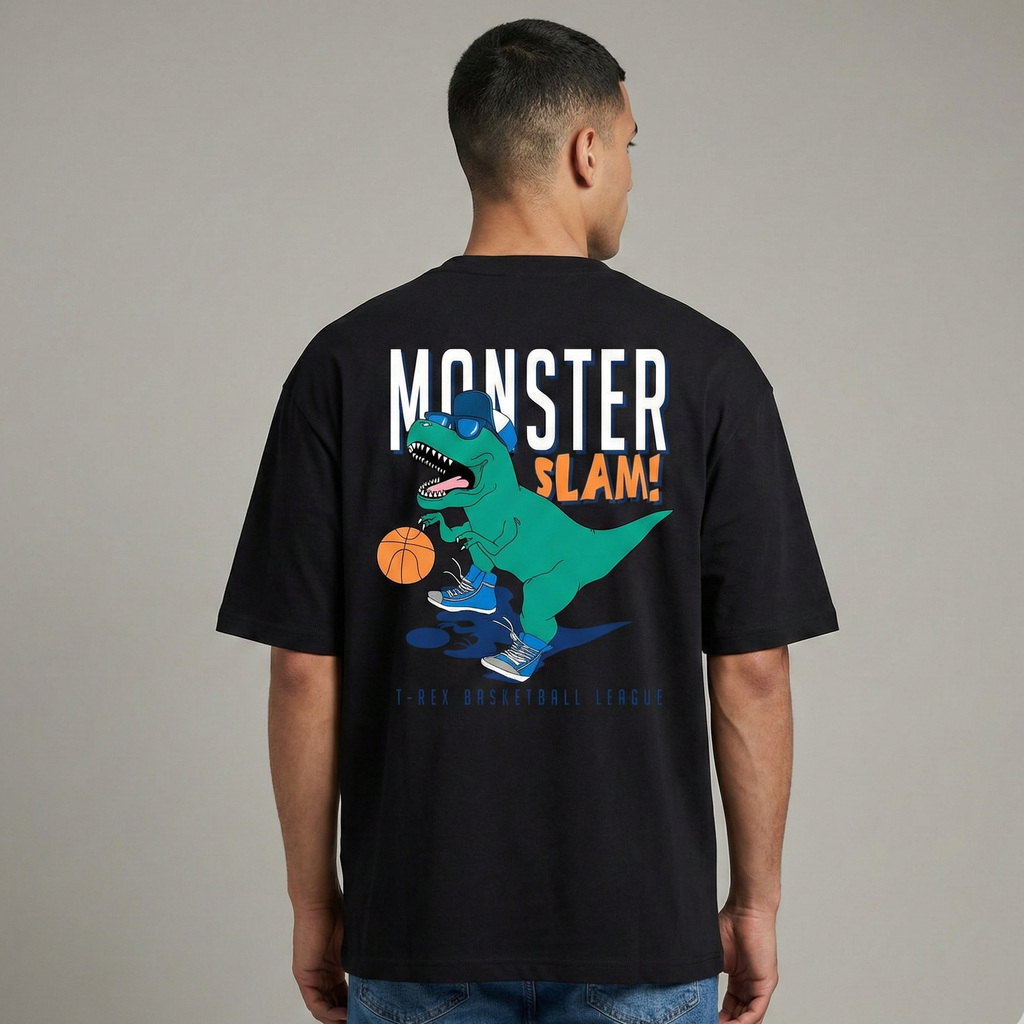 Monster Slam: Unisex: Oversized Smockey Tee: Unisex