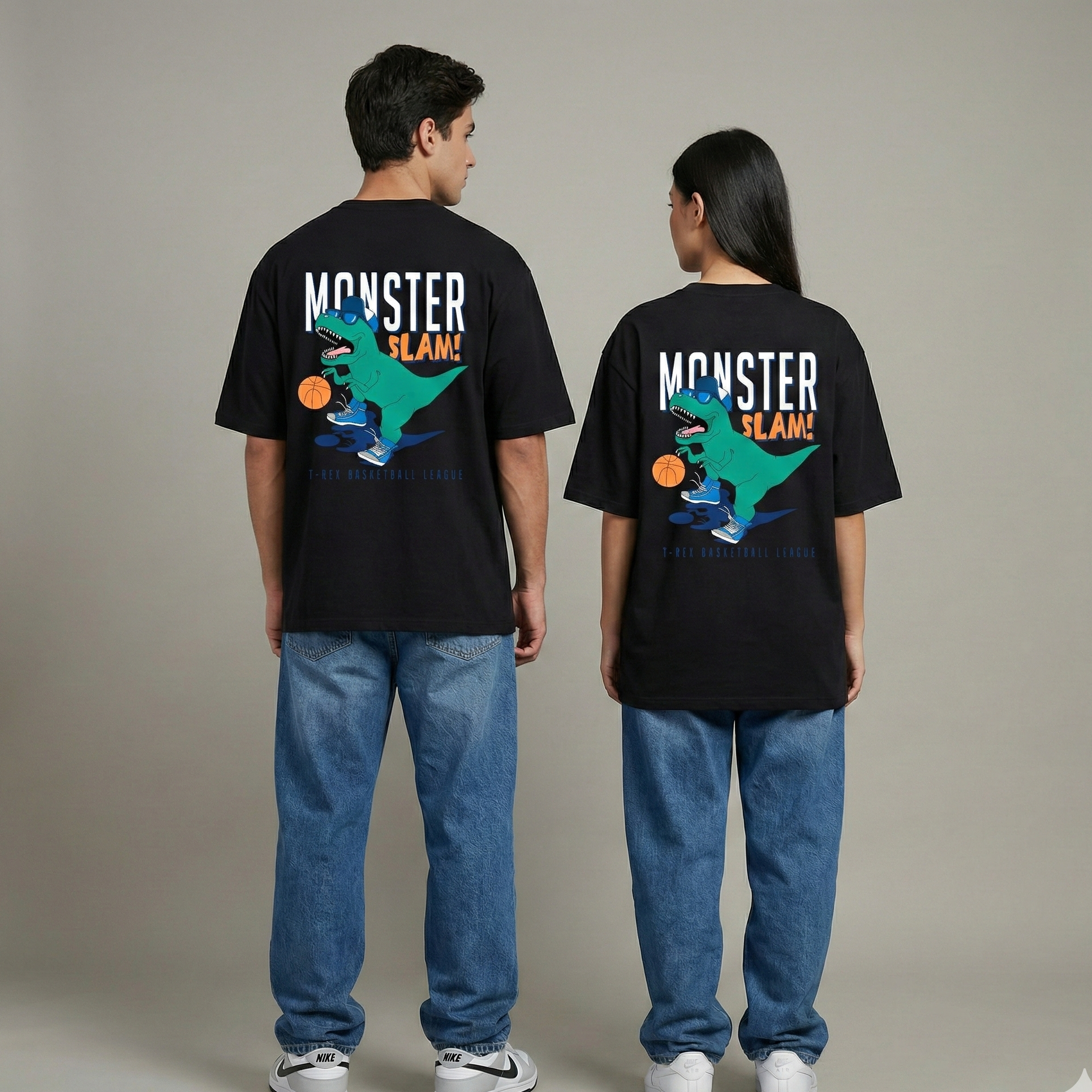 Monster Slam: Unisex: Oversized Smockey Tee: Unisex