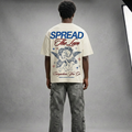 Spread Love TS : Oversized Smockey Tee