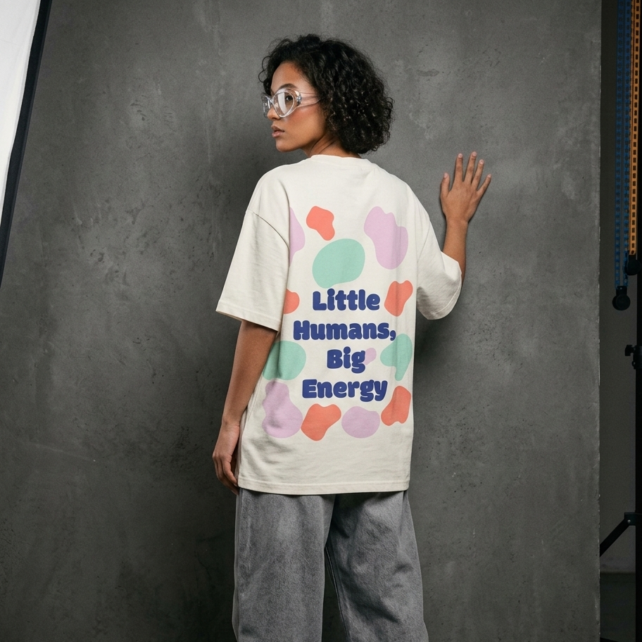 Little Human Big Energy: TS: OVERSIZED TEE:Unisex