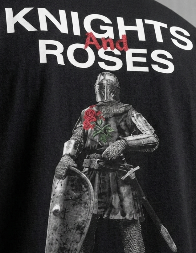 Knight and Roses TS oversized Tee
