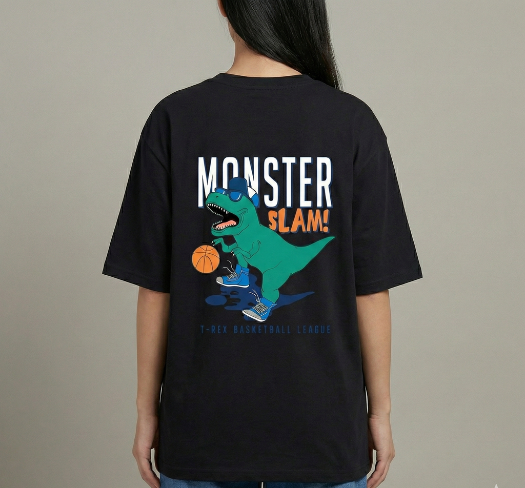 Monster Slam: Unisex: Oversized Smockey Tee: Unisex