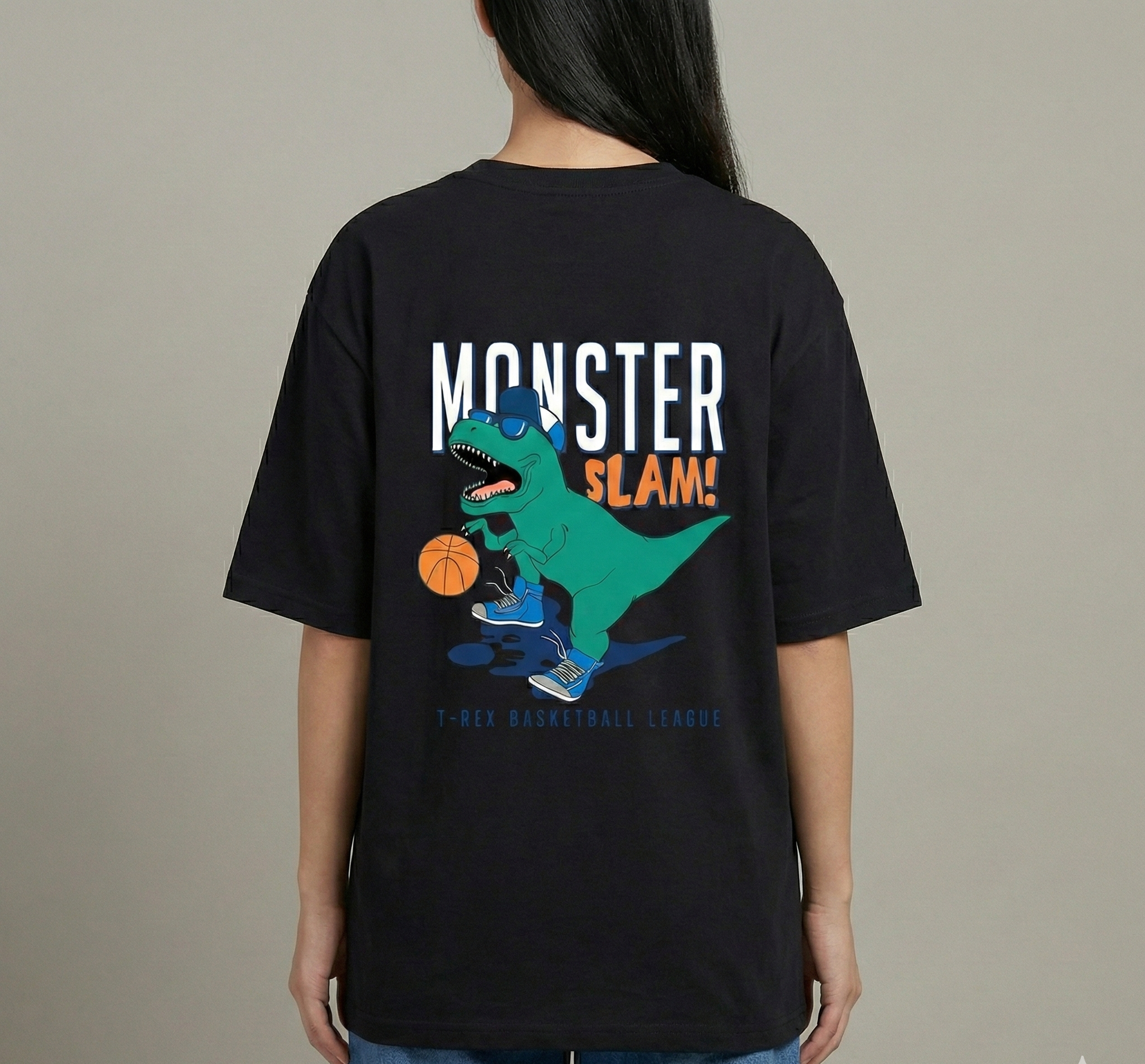 Monster Slam: Unisex: Oversized Smockey Tee: Unisex