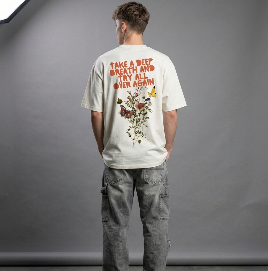Self Motivation TS : Oversized Smockey Tee