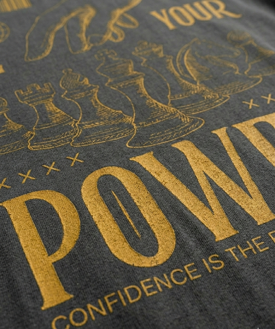 SEE YOUR POWER:Oversized Smockey Tee