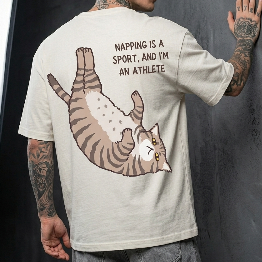 Napping is a Sport :TS : OVERSIZED TEE