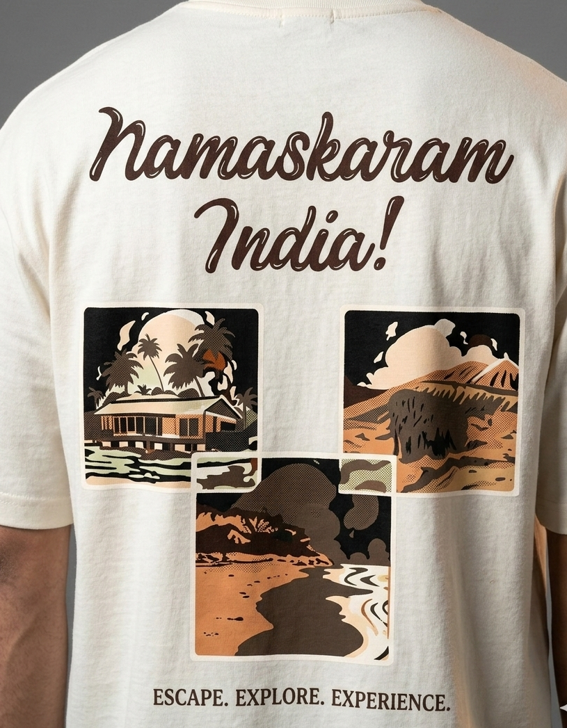 Namaskaram : Oversized Smockey Tee