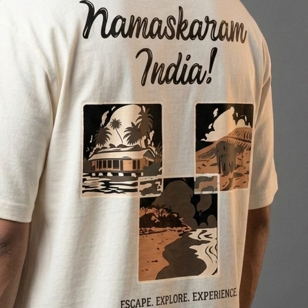 Namaskaram : Oversized Smockey Tee