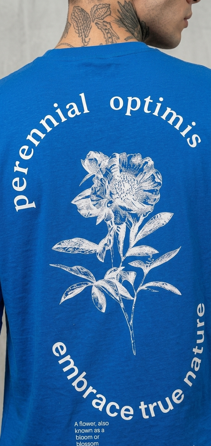 Flowery : Oversized Smockey Tee