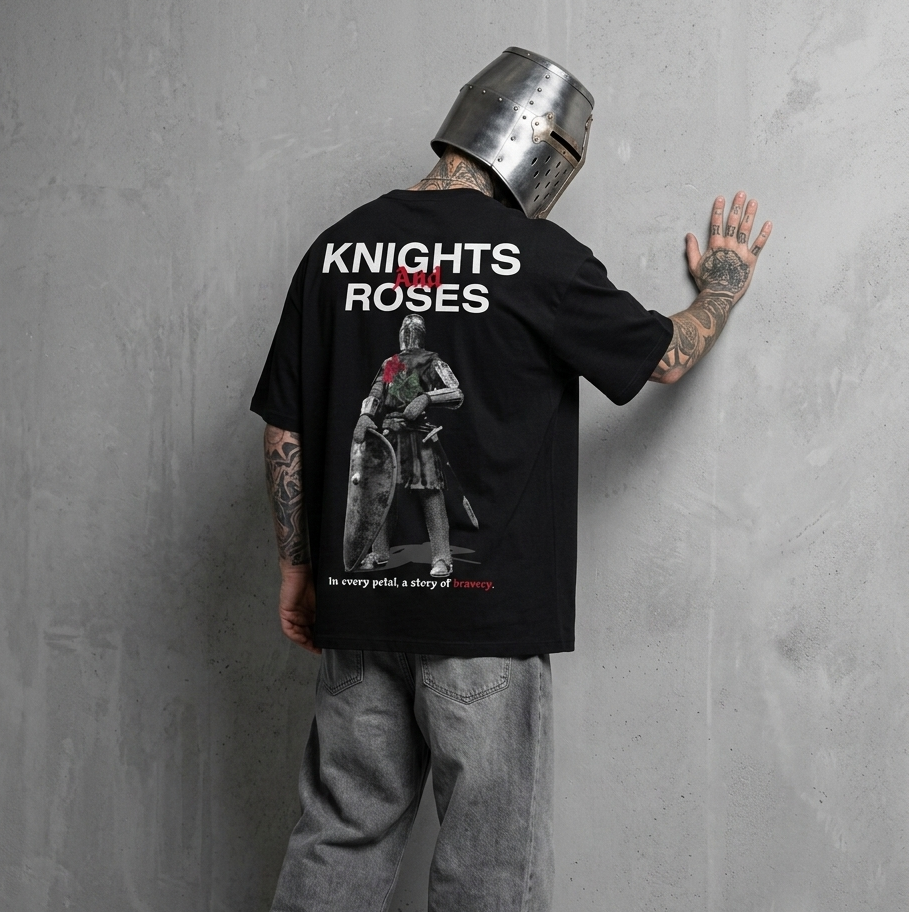 Knight and Roses TS oversized Tee