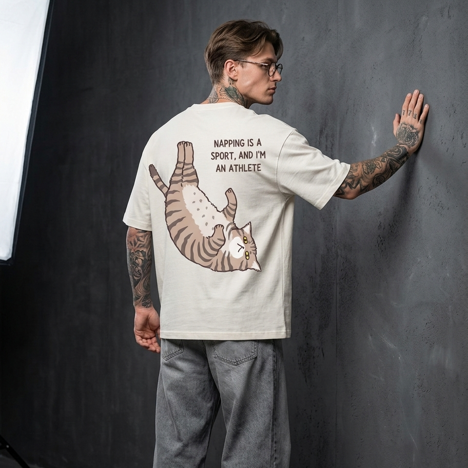 Napping is a Sport :TS : OVERSIZED TEE