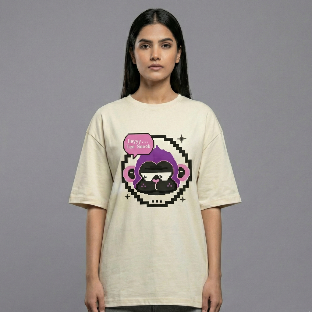 Hey Tee Smock : TS : Oversized Smockey Tee