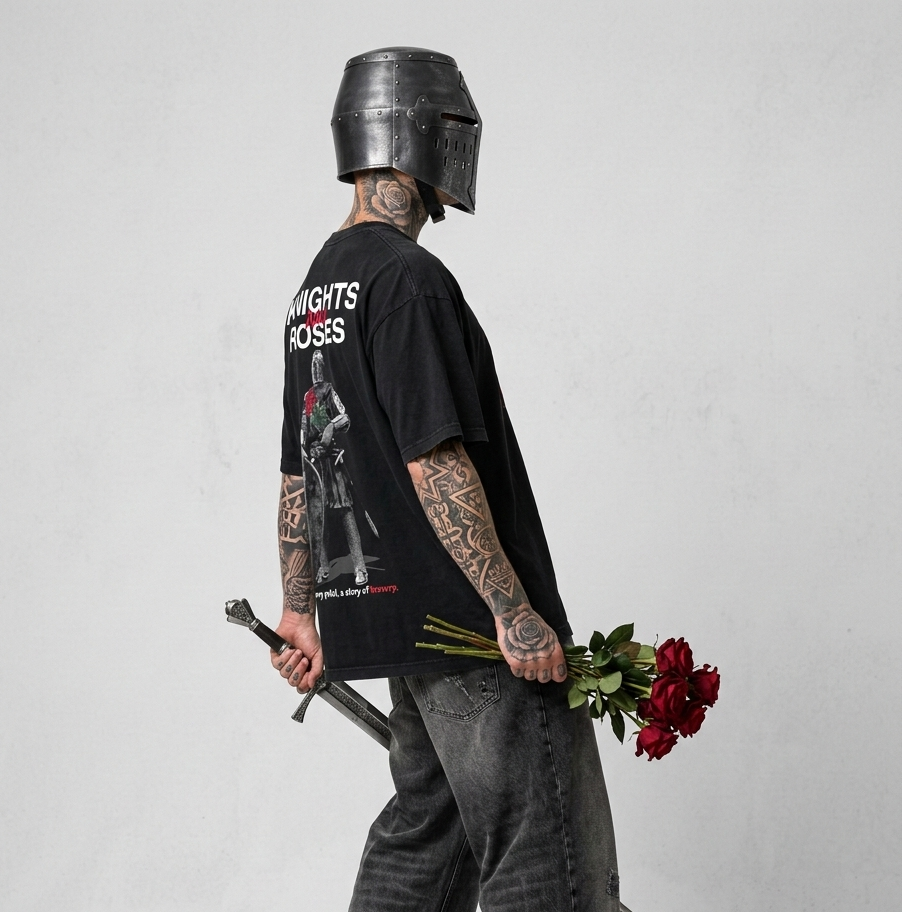 Knight and Roses TS oversized Tee