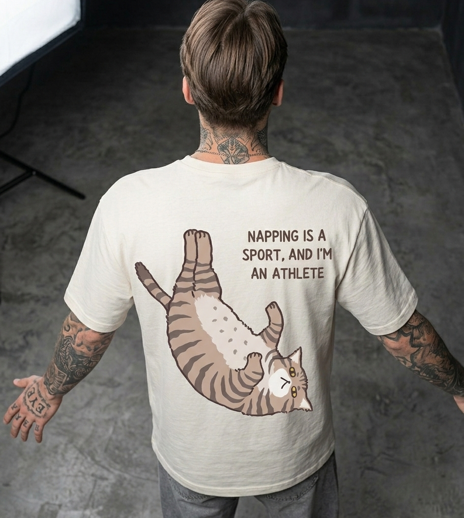 Napping is a Sport :TS : OVERSIZED TEE