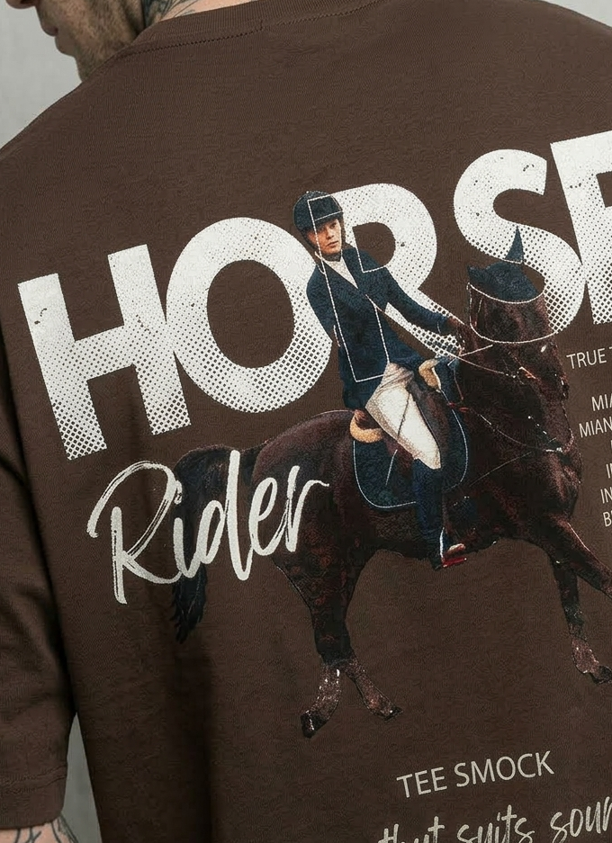 Horse Rider : Oversized TEE