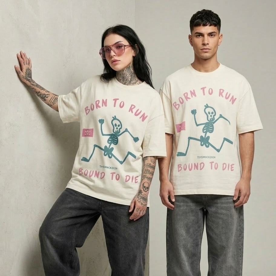 Born to Run, Bound to die : TS: OVERSIZED TEE