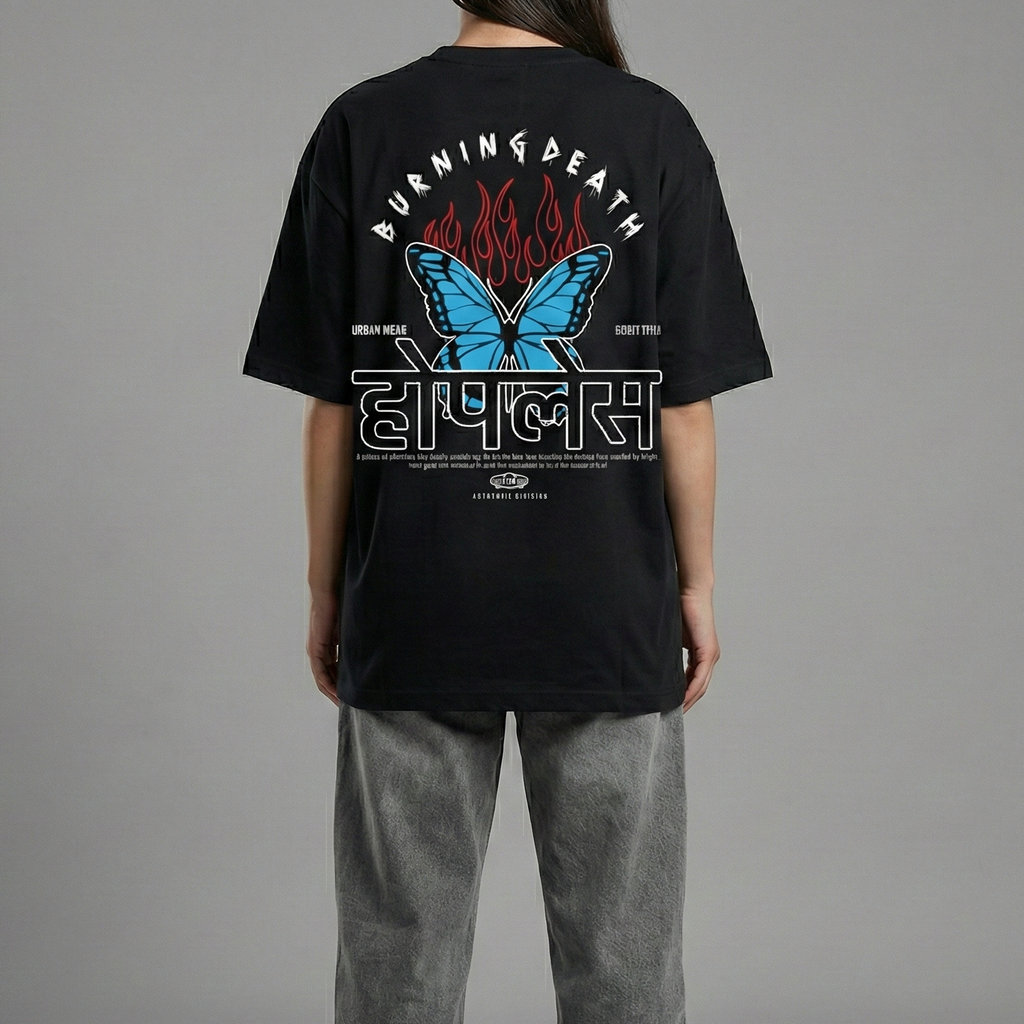 Hopeless Relaxed Fit Smockey Tee: Unisex