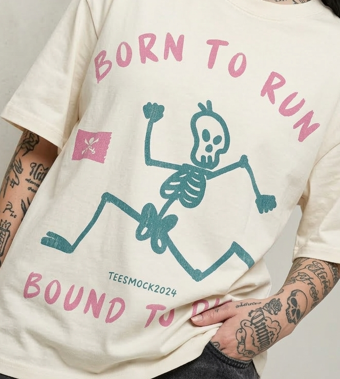Born to Run, Bound to die : TS: OVERSIZED TEE